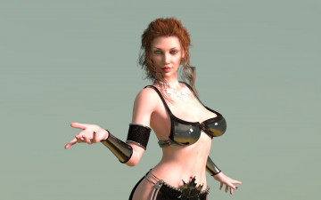 Картинка 3д+графика люди+ people фон взгляд девушка