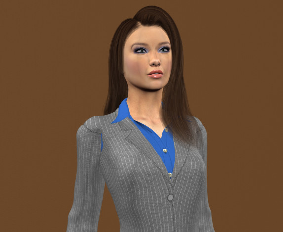 Обои картинки фото 3д графика, люди , people, фон, взгляд, девушка