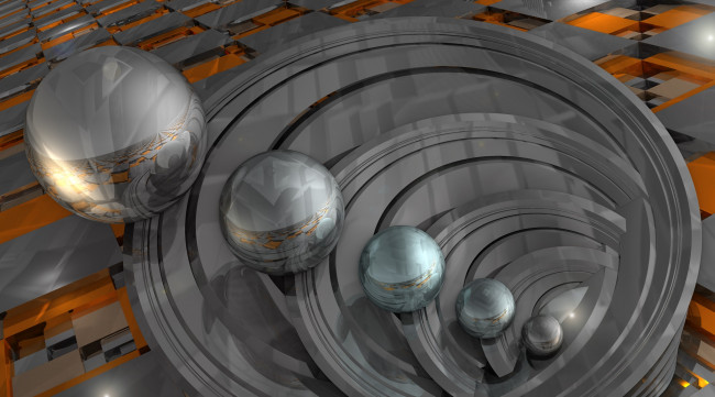 Обои картинки фото 3д графика, шары , balls, цвета, фон, узор