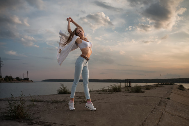 Обои картинки фото девушка, девушки, -unsort , блондинки,  светловолосые, модель, victoria