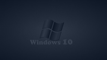обоя компьютеры, windows  10, фон, логотип