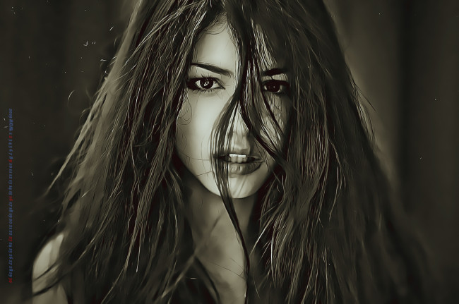 Обои картинки фото календари, компьютерный дизайн, 2019, calendar, женщина, взгляд, лицо, девушка