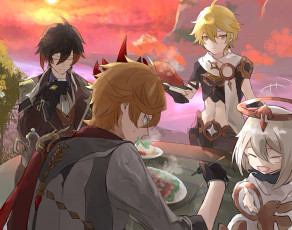 Картинка аниме genshin+impact genshin impact