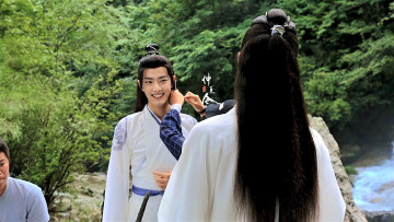 обоя разное, знаменитости, ван, ибо, сяо, чжань, костюмы, съемки