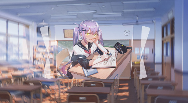 Обои картинки фото аниме, virtual youtuber, виртуальный, ютубер