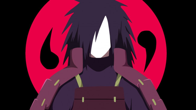 Обои картинки фото аниме, naruto, учиха, мадара