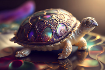 Картинка 3д+графика животные+ animals нейросети графика нейроарт ai art нейронные сети рисунки нейро искусство черепаха