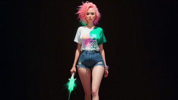 Картинка рисованное люди нейросети графика нейроарт ai art нейронные сети рисунки нейро искусство девушка