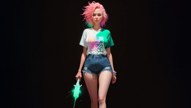 Обои картинки фото рисованное, люди, нейросети, графика, нейроарт, ai, art, нейронные, сети, рисунки, нейро, искусство, девушка