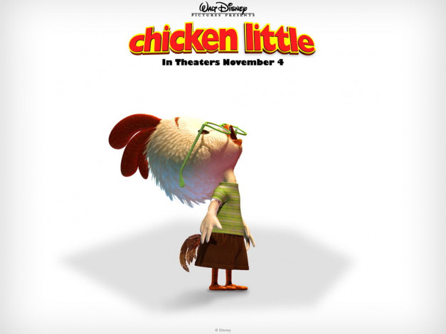 Обои картинки фото chicken, little, мультфильмы