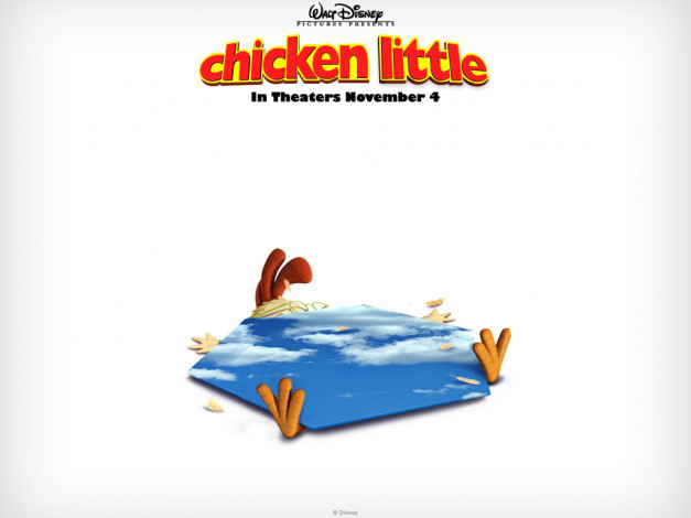 Обои картинки фото chicken, little, мультфильмы