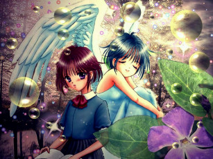 Картинка аниме angels demons