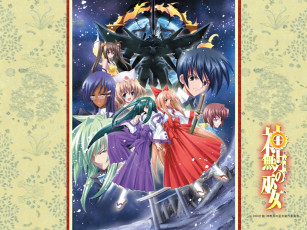 обоя аниме, kannaduki, no, miko