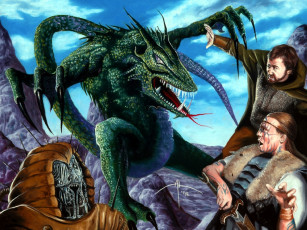 Картинка фэнтези драконы