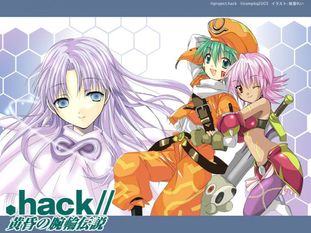 Обои картинки фото аниме, hack, sign