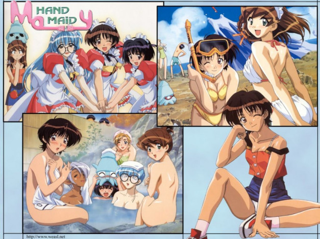 Обои картинки фото аниме, hand, maid, may