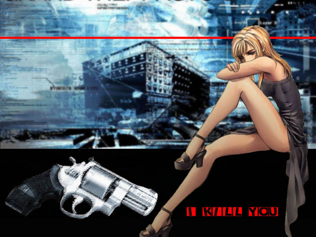 Обои картинки фото аниме, parasite, eve