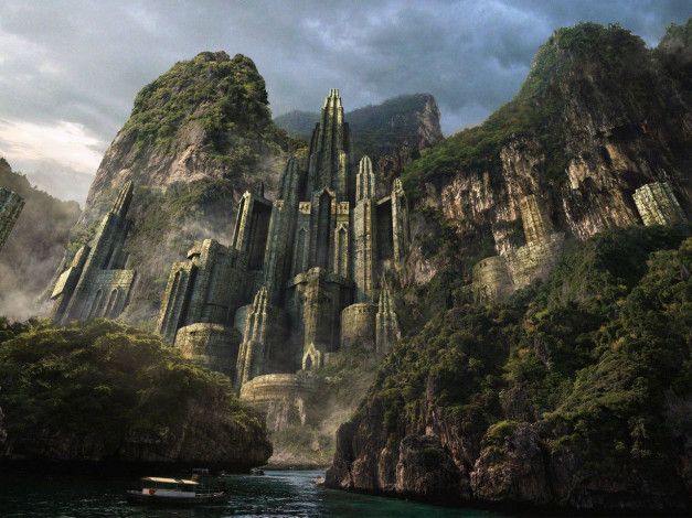 Обои картинки фото фэнтези, замки