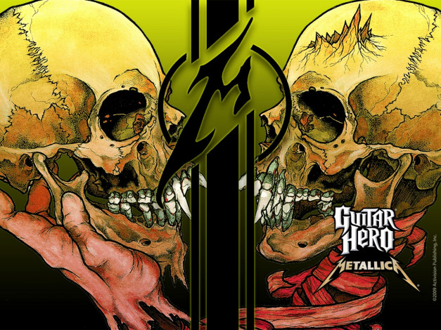 Обои картинки фото guitar, hero, metallica, видео, игры
