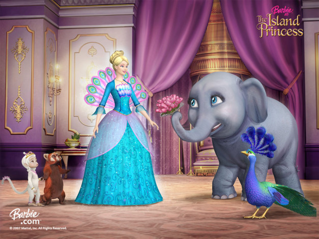 Обои картинки фото мультфильмы, barbie