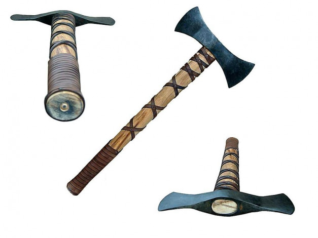 Обои картинки фото обоюдный, топор, оружие, холодное