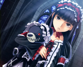 Картинка аниме loveplus игрушка девушка