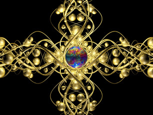 Картинка 3д графика fractal фракталы фрактал