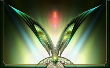 Картинка 3д графика fractal фракталы фрактал