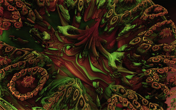 Картинка 3д графика fractal фракталы фрактал