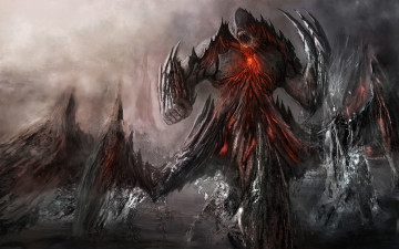 Картинка фэнтези существа пасть