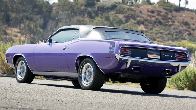 Обои картинки фото plymouth, cuda, автомобили, подразделение, chrysler, легковые, сша