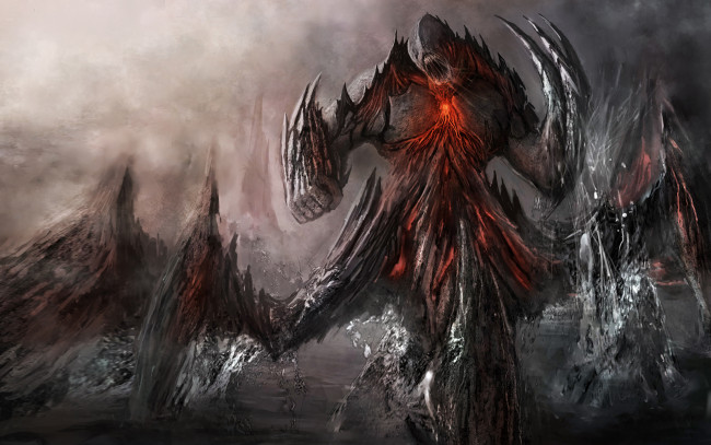 Обои картинки фото фэнтези, существа, пасть