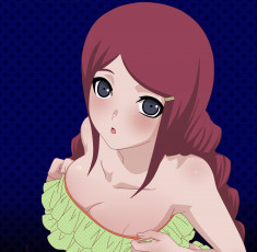 Картинка рисованные люди взгляд девушка