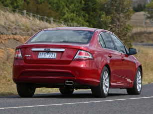 обоя автомобили, ford, falcon, g6e, fg, красный