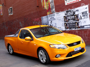 Картинка автомобили ford fg ute turbo falcon xr6 желтый