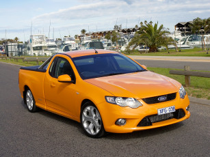 Картинка автомобили ford fg желтый ute turbo falcon xr6