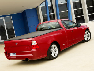 обоя автомобили, ford, красный, fg, xr6, ute, falcon