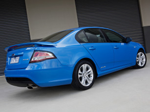 обоя автомобили, ford, синий, fg, xr6, falcon