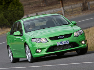 Картинка автомобили ford зеленый fg turbo falcon xr6