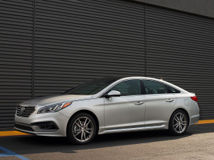 Картинка автомобили hyundai 2015г sonata sport us-spec lf светлый