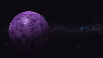 Картинка космос арт вселенная планета звезды цвет