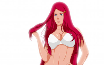 Картинка рисованные люди рыжая взгляд девушка