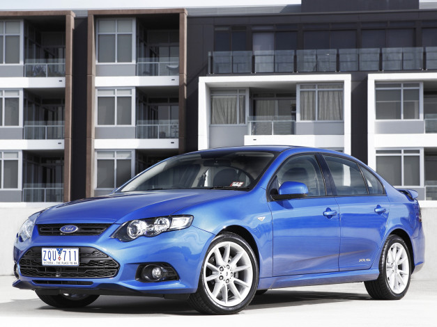 Обои картинки фото автомобили, ford, falcon, xr6, ecolpi, fg, синий