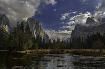 Картинка природа реки озера река лес горы