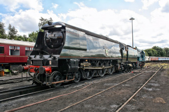 Картинка техника паровозы рельсы дорога железная паровоз