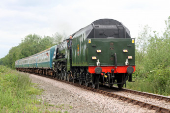 Картинка техника паровозы железная дорога рельсы паровоз