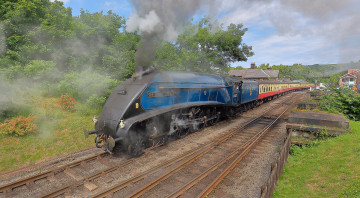 Картинка техника паровозы рельсы паровоз дорога железная