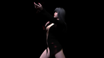 Картинка 3д+графика люди+ people девушка фон взгляд