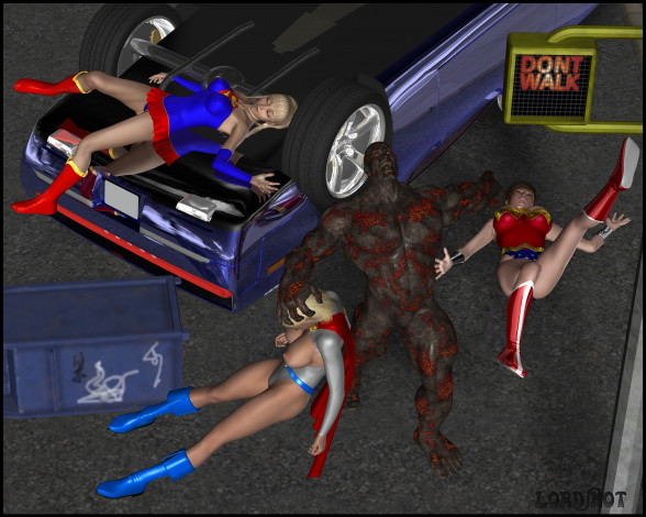 Обои картинки фото lordsnot, 3д графика, фантазия , fantasy, существо, девушки