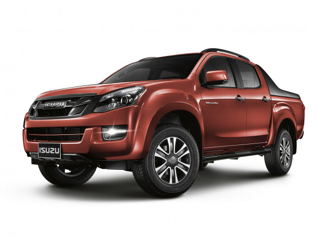 Обои картинки фото автомобили, isuzu, 2015г, cab, double, 99th, anniversary, d-max